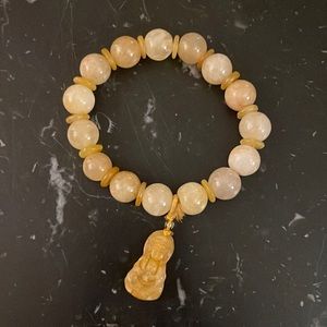 COPY - Prayer bead bracelet with small stone Buddha